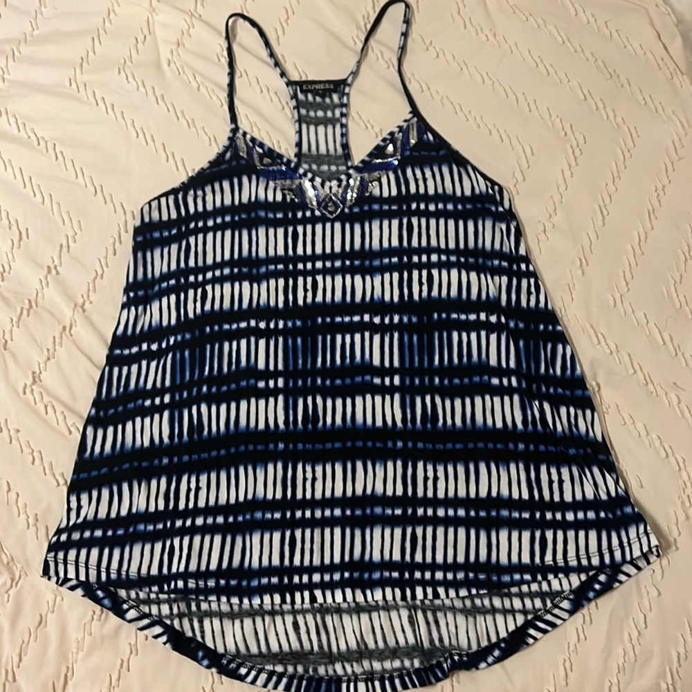 Express Sequin Tank Top